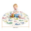 Large Splash Mat for Under High Chair, 51" Waterproof Washable