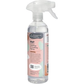 Magic Premium Quilting & Crafting Spray Bottle Fabric Spray for Cutting, Creasing, & Sewing Best Press Spray Starch for Quilting to Flatten Seams & Wrinkles Wrinkle Spray (16oz Trigger)