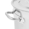 22 Quart Large Stock Pot with Lid, 304 Food Grade