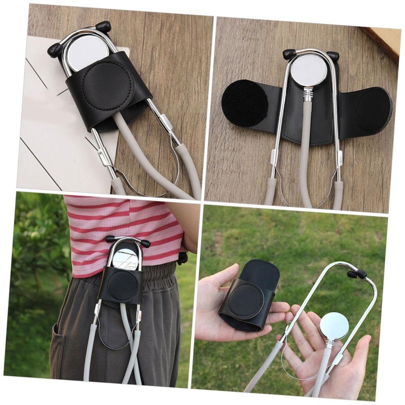 Sosoport 2pcs Stethoscope Tape Holder with Sturdy Clip and Secure
