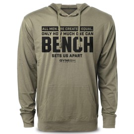 Gymish Lifestyle Workout Mens Shirt, Bench Sets US Apart, Lifting Gift T-Shirt (LG, Bench Sets US Apart Hoodie)