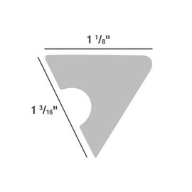 HAN'S DELTA K66 Rubber Bumpers Replacement Pool Table Rail Cushions (Set of 6) - 8 Foot