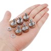 Smgda Variable Resistors Single Knurled Shaft Volume Potentiometer 1KΩ 5KΩ