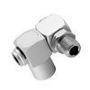 4pcs/Set Aluminum 1/4" Universal 360 Swivel Air Hose Connector Adapter