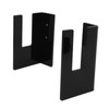 4Pcs Black Acrylic Skateboard Wall Mount Rack Skateboard Wall Hanger