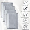 4-Packs Satin Mask Strap Covers, Universal and Reusable Comfort Pads,