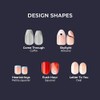 KISS imPRESS Press-On Manicure Fake Nails – Astound, Short, Square,