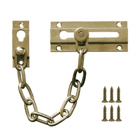 Security Door Lock Chain Heavy-Duty, Long Chain & Solid Brass with Antique Finished, Strong and Rust-Resistant Chain Locks Guard (Antique)
