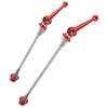 CANSUCC 2pcs Bicycle Wheel Skewer Aluminum Alloy Quick Release Titanium