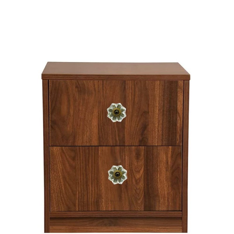 Perilla Home Set of 6 Crystal Knobs for Cabinet &