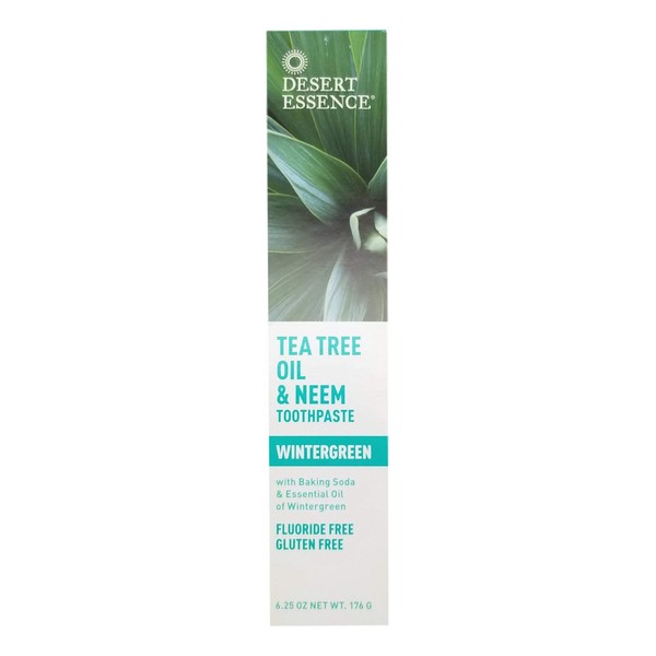 Natural Tea Tree Oil & NEEM Toothpaste, 6.25 OZ Tube