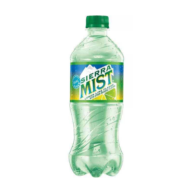 Sierra Mist 20 Oz Bottle Sealed DISCONTINUED Unopened.