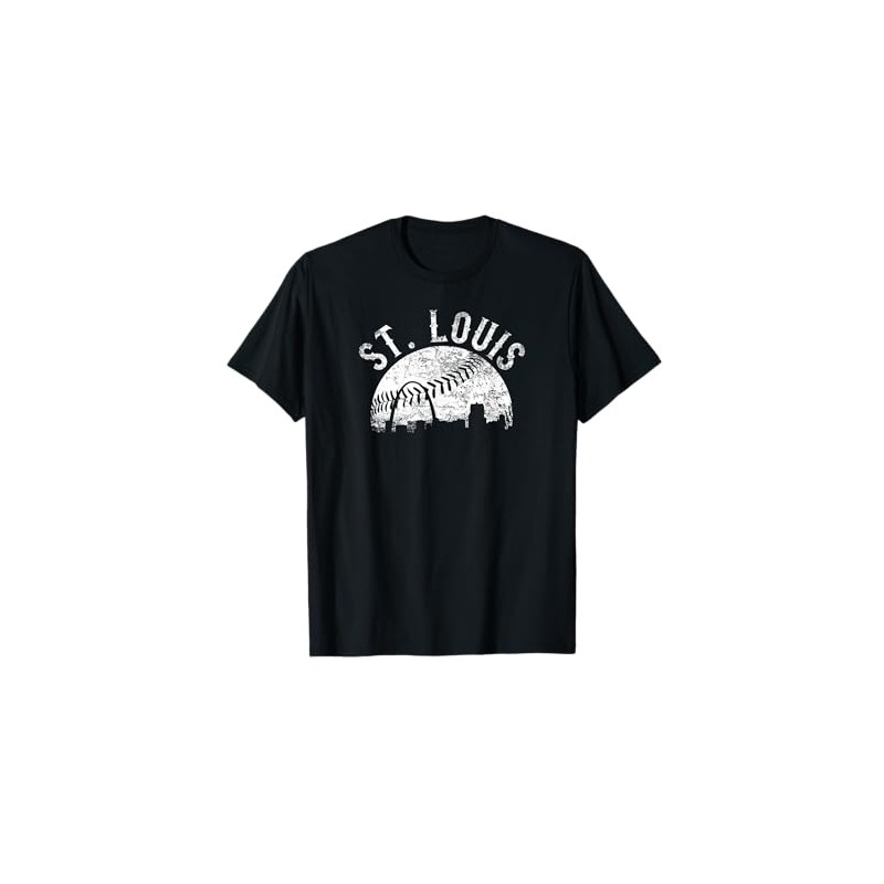 Vintage St Louis Missouri Skyline Apparel T-Shirt