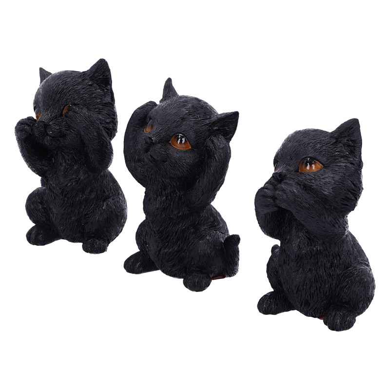 Nemesis Now Three Wise Kitties See Hear Speak No Evil