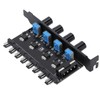 Fan Hub 12V 4pin 8 Channels 4 Knob Stable Precise