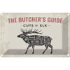 vianmo Tin Sign 18 x 12 cm Elk Cuts of