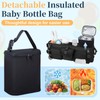 Double Stroller Organizer Compatible with Bob Duallie and Baby Jogger