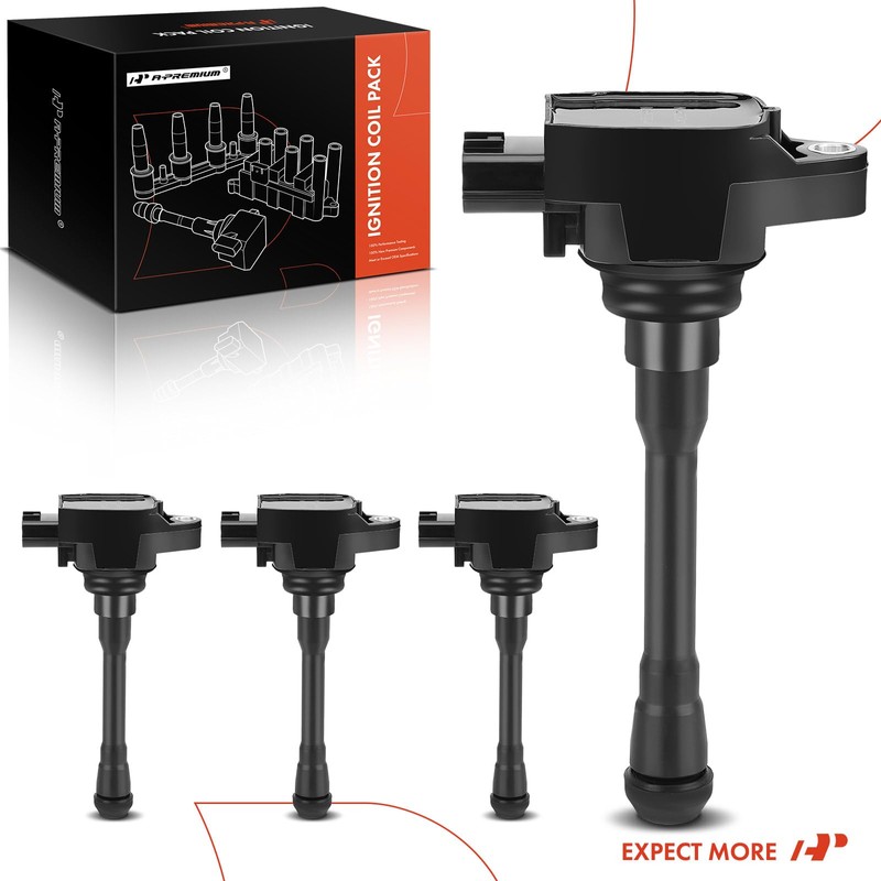 A-Premium Engine Ignition Coil Pack Compatible with Nissan Versa 2020-2021,