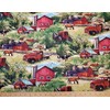 Farm Life Digital Cotton Fabric by The Yard