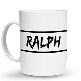 Makoroni - Ralph Name 6 oz Ceramic Espresso Shot Mug/Cup Design#36