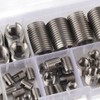 Chazcool 50Pcs Inner Thread Self Tapping Thread Inserts Set, Stainless