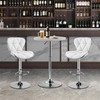 Yaheetech Round Bar Table, Adjustable Height and 360° Swivel Bar