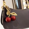 Keychain Cherry Bag Charms Purse，Key Chains Women Cute - Car