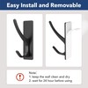 pickpiff Self Adhesive Coat Hooks for Hanging: Heavy Duty Stainless