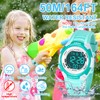 Juboos Children's Digital Watches, 7 Colours LED Light, Children's Sports