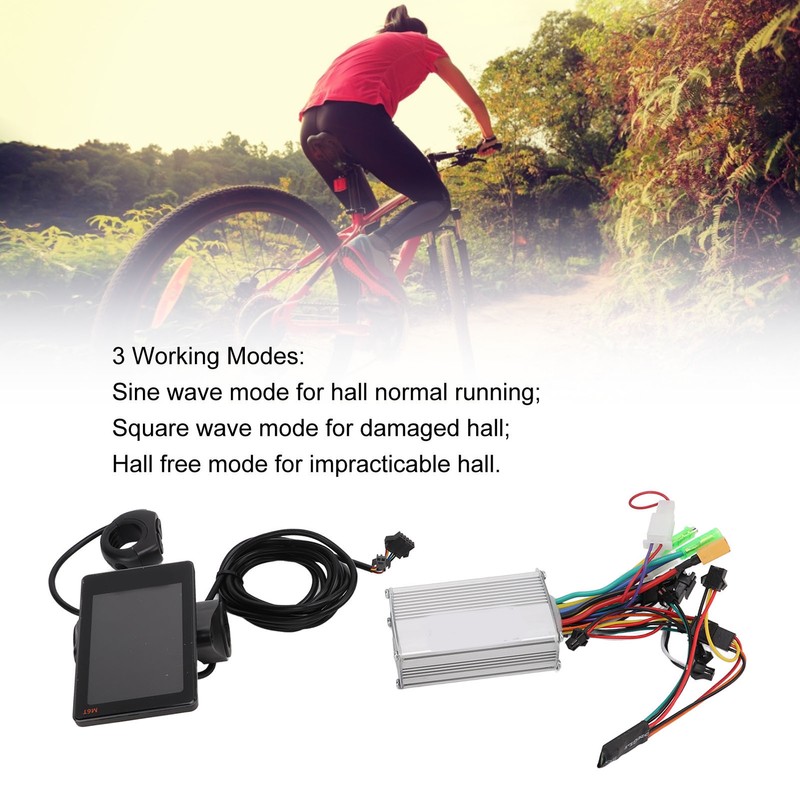 Electric Bike MTB Brushless Motor Controller Kit 24/36/48V 350W 3