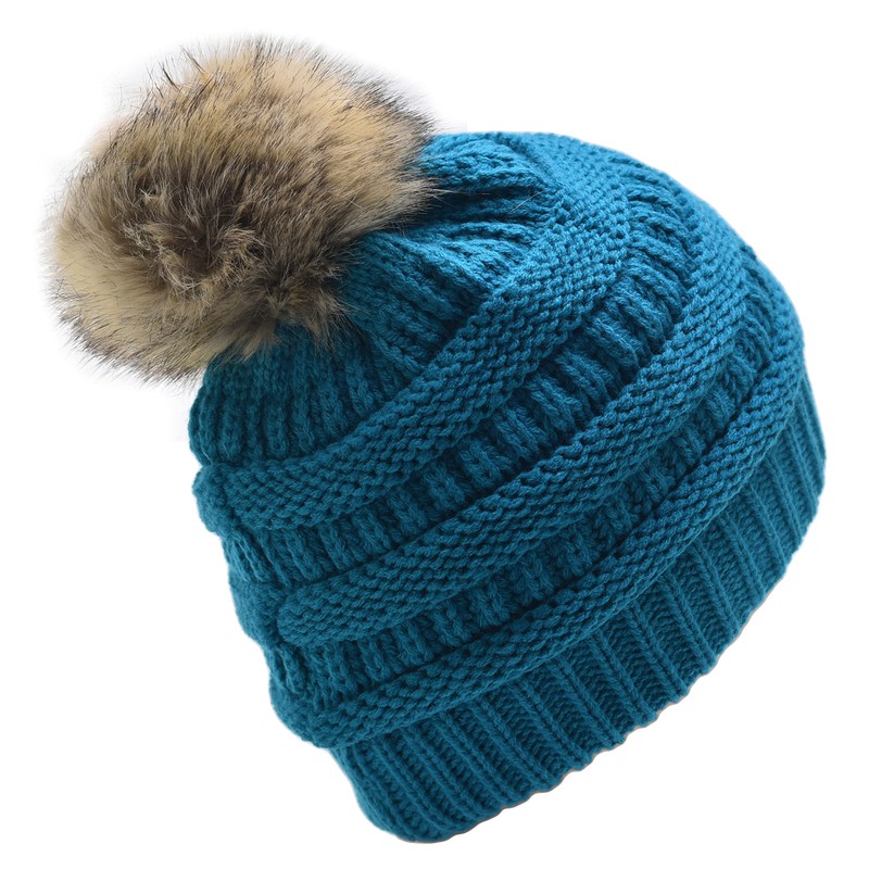 C.C Trendy Fuzzy Sherpa Fleece Lined Warm Soft Stretch Cable