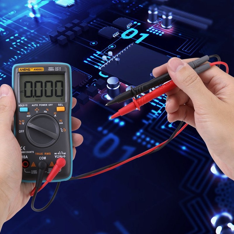 ANENG Digital Multimeter, AN8002 Multimeter with Automatic Range Selection AC/DC