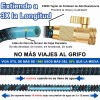 Lostrain Manguera De Jardín Extensible 15m 10 Modos De Pulverización