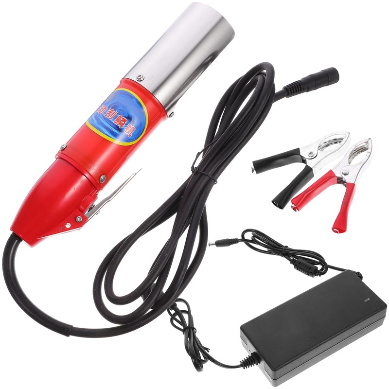 PRETYZOOM Electric Fish Scale Scraper Corded Scaler with Waterproof Motor