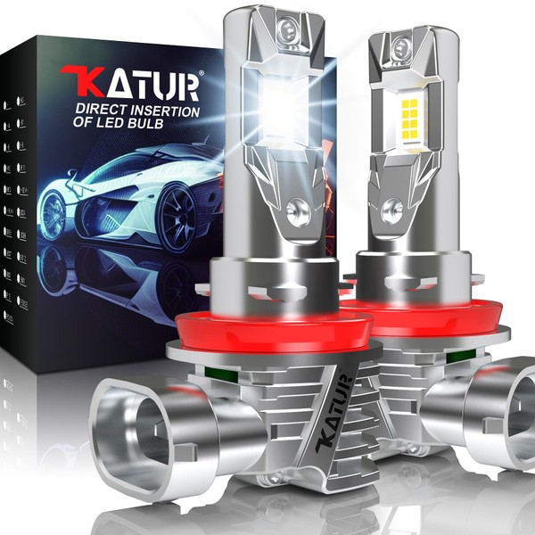 KATUR H11 LED Headlight Bulbs, H8 H9 LED Bulb 16000LM