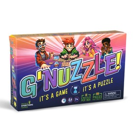 G'Nuzzle – Fast-Paced Puzzle Game for Kids, Families & Adults | 2-in-1 Competitive Puzzle Race Game | 2-4 Players, Ages 7+ | Pickle & Pet Themes