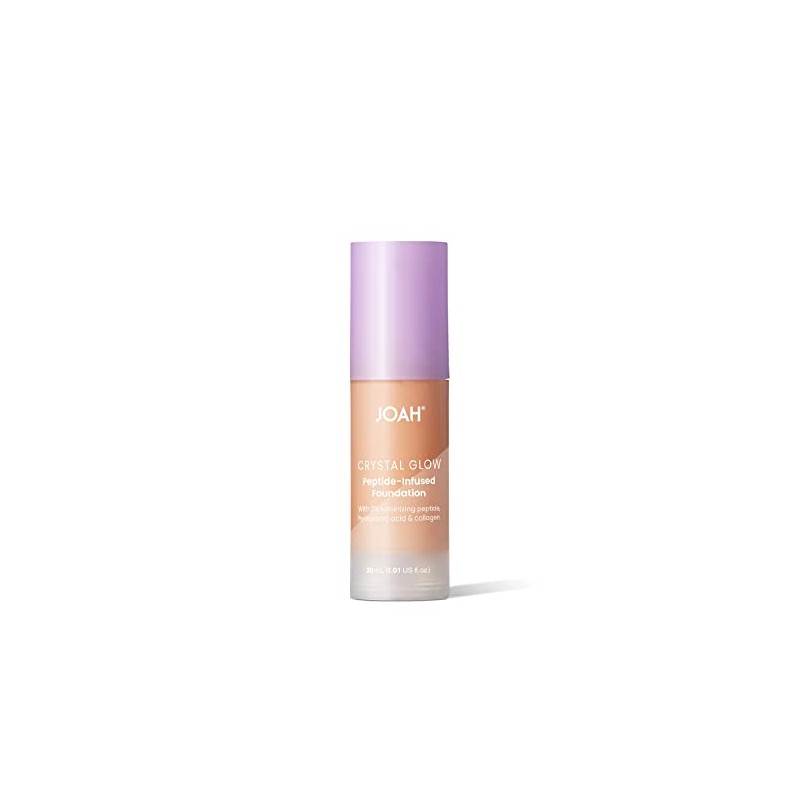 JOAH Base De Maquillaje Crystal Glow Con Péptidos, Maquillaje Coreano