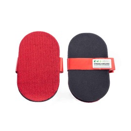 Striegel-Karlchen - Pet Hair Remover - Curry Comb - Red - Pet Holder - Cats, Dogs, Horses