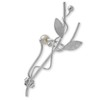 Links Gold Sterling Silver Elf Ear Cuff, Statement Earring, Wedding