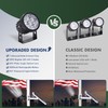 Aurolit Flagpole Light Solar Powered,Auro 7 Pro Solar Spot Light