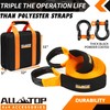 ALL-TOP Heavy Duty Tow Strap Recovery Kit: 3 inch x