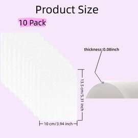 Anti-Slip Shoe Sole Protectors 10 Pack, Self-Adhesive Grips for High Heels & Boots, Non-Slip Bottom Covers for Women Shoes (6 x 4 Inches)