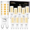 winshine 10 Pack Dimmable G9 LED Light Bulb 3000K Warm