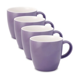 FORLIFE Uni Espresso/Oolong Tea Cup (Set of 4), 3.5 oz., Purple