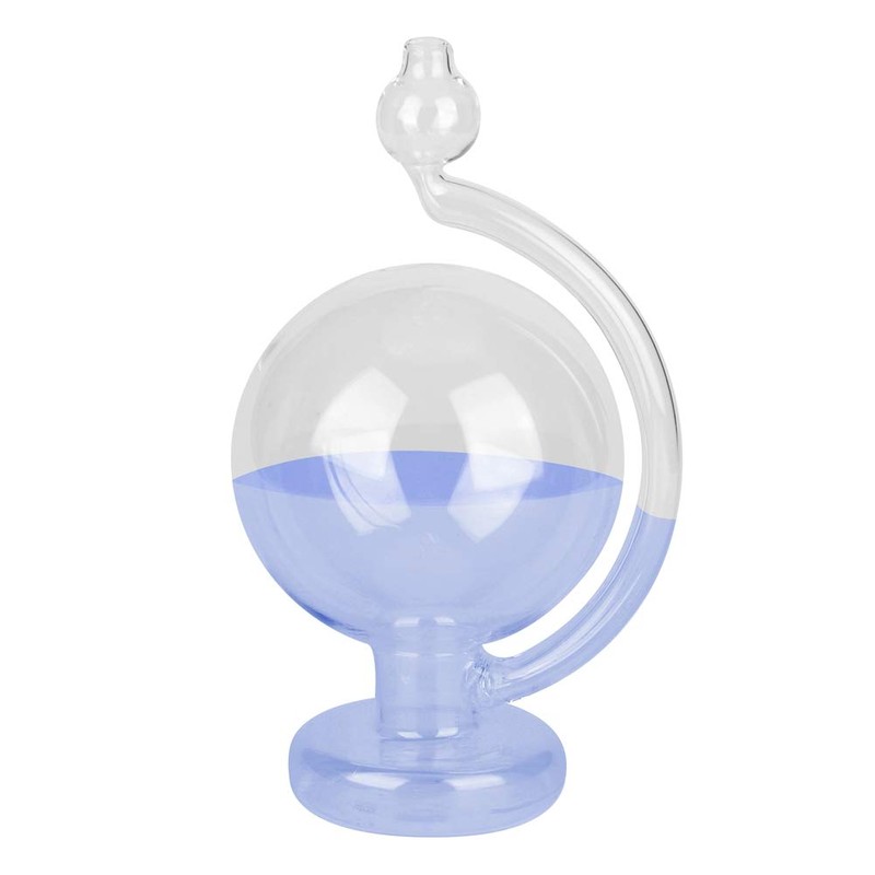 Weather Forecast Glass Bottle, Blue Barometer Home Decoration Innovative Predicts