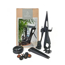 LIVLIG Irrigation with PET Bottle, Raised Bed Irrigation, Irrigation System without Water Connection for up to Six Plants, Gentle Drip Irrigation