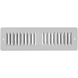 Shoemaker Manufacturing Cement Gray, 2x10, Premium Toe Space Grille, All Steel Heavy Duty Toe Kick Grille