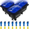 MKBKLLJY 3PCS Momentary Polarity Reverse Switch Waterproof 16A 250V AC/20A