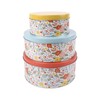 PHILPETY Decorative Flower Storage Box Rural Tin Gift Box Tinplate