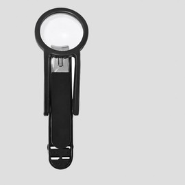 Printable nail clipper for seniors, magnifying glass, filial piety gift, black magnifying glass 3ea